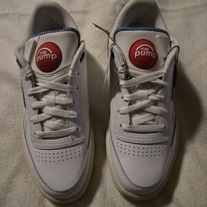 Reebok White and Red Athletic Shoes